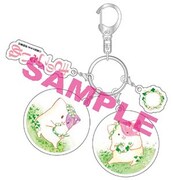 「きのこいぬ」9巻限定版に付属するアクリルキーホルダー。
