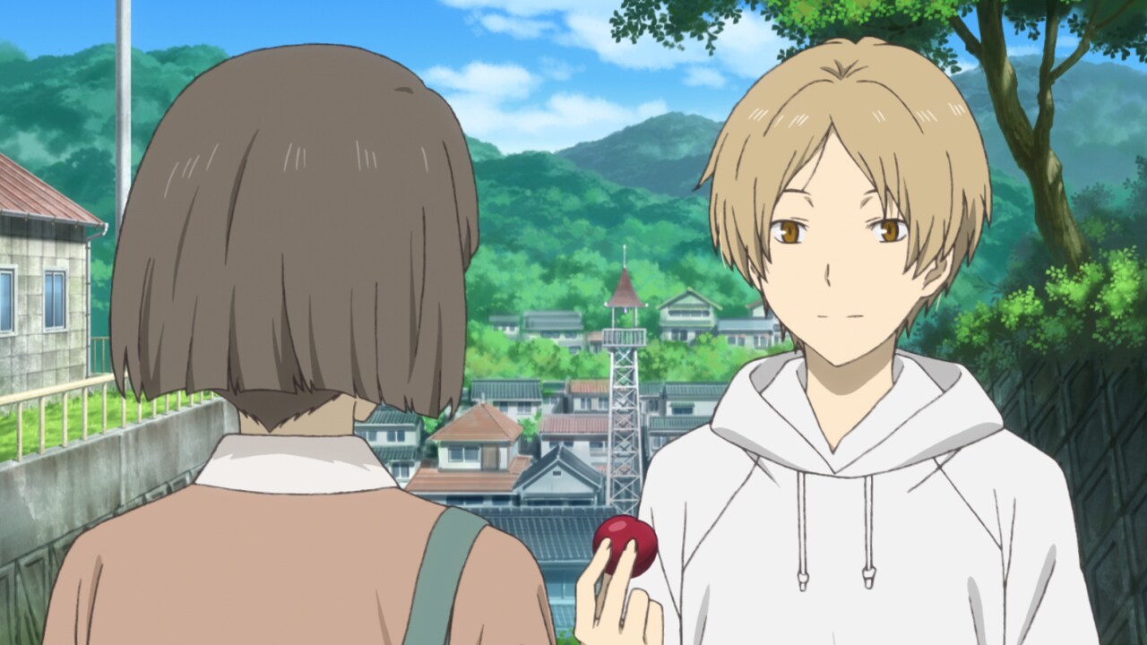 「劇場版 夏目友人帳 ～うつせみに結ぶ～」の場面カット。