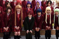 舞台「魔法先生ネギま！～お子ちゃま先生は修行中！～」会見の様子。