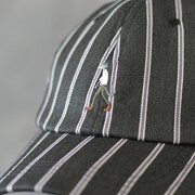 刺繍ローキャップ