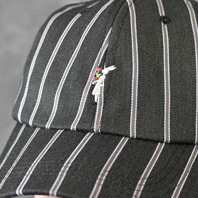 刺繍ローキャップ