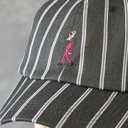 刺繍ローキャップ