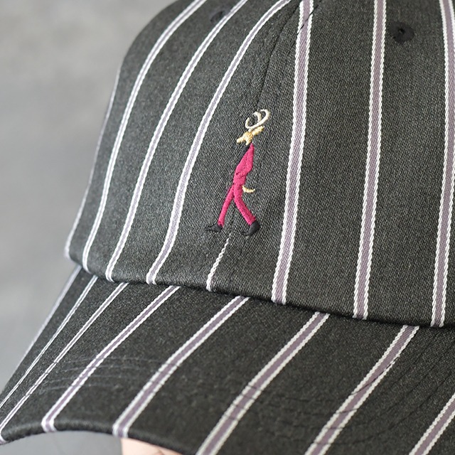 刺繍ローキャップ