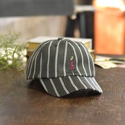 刺繍ローキャップ