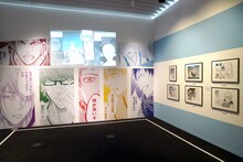 「黒子のバスケ」の展示コーナー。(c)藤巻忠俊／集英社