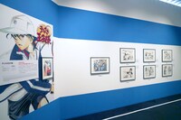 「テニスの王子様」の展示コーナー。(c)許斐 剛／集英社