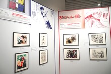 「エム×ゼロ」「ぬらりひょんの孫」の展示コーナー。(c)叶 恭弘／集英社 (c)椎橋 寛／集英社