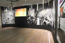 「BLEACH」の展示コーナー。(c)久保帯人／集英社