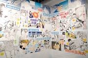「テニスの王子様」の展示コーナー。(c)許斐 剛／集英社