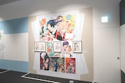 「バクマン。」の展示コーナー。(c)大場つぐみ・小畑健／集英社