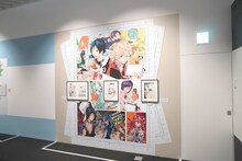 「バクマン。」の展示コーナー。(c)大場つぐみ・小畑健／集英社