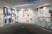 「HUNTER×HUNTER」の展示コーナー。(c)POT(冨樫義博)1998-2018年／集英社