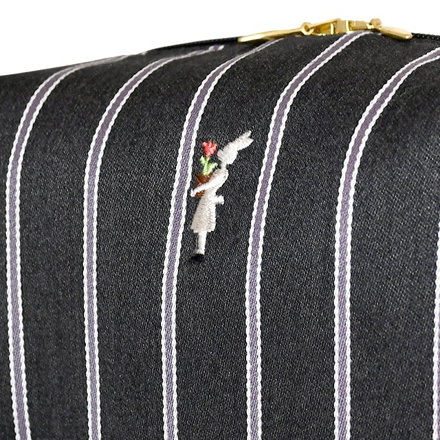 刺繍トラペーズポーチ