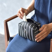 刺繍トラペーズポーチ