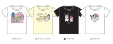 「ポプテピピック×サンリオキャラクターズ」の新作Tシャツ。