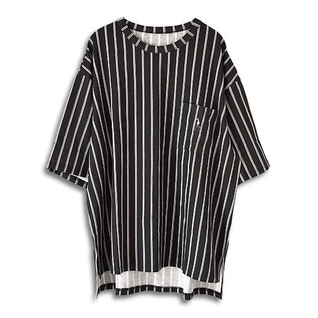 刺繍ビッグTシャツ