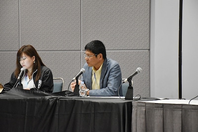 「天狼 Sirius the Jaeger」のインターナショナルプレミアの様子。