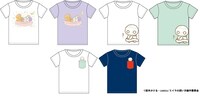 Tシャツ6種。