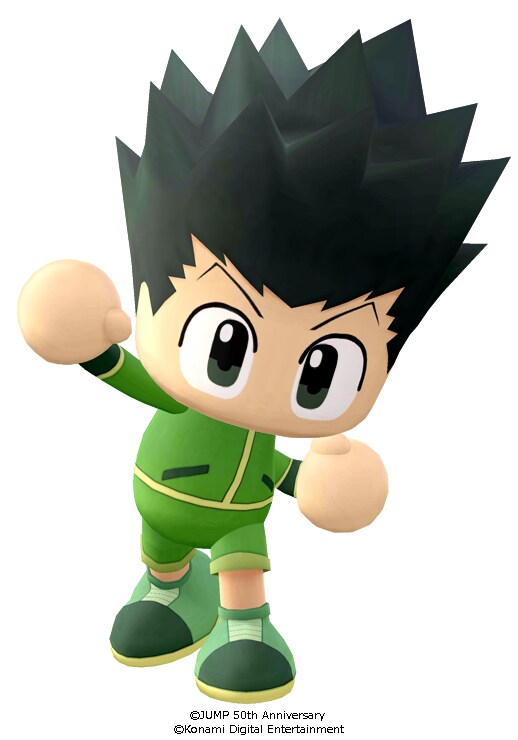 アニメキャラクター 緑色 ジャンプ ゴン＝フリークス - ルフィ、ゴンなどジャンプキャラ登場のゲーム