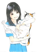 「青の島とねこ一匹」カット