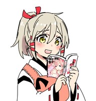 帯に描かれたうか様。