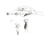 「岡崎京子を探せ▽ DOUBLLE KNOCKOUT 2049」ラフ