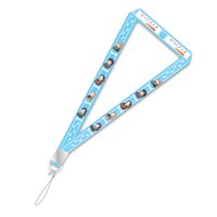 返礼品の「ヤマノススメ×タニタ コラボ歩数計」に付属するストラップ。