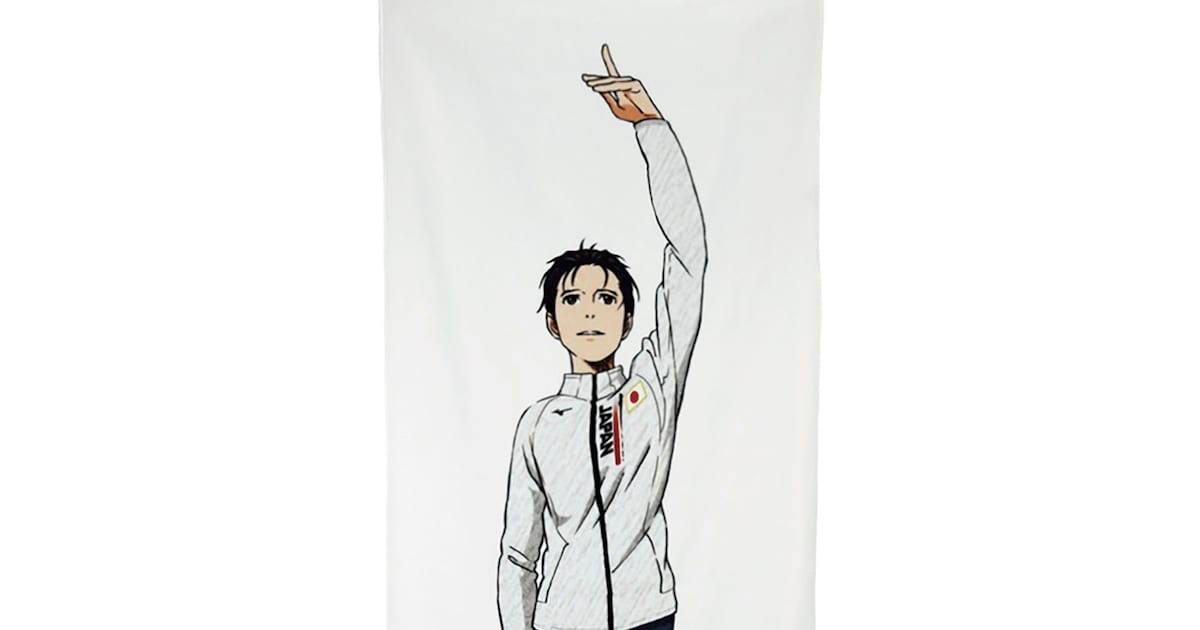 ユーリ!!! on ICE」×ミズノのコラボ商品を東京・大阪で展示、限定 