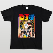 「DJ道」表紙デザインTシャツ。