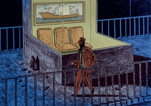 斎藤潤一郎の作品「nightcrime」。