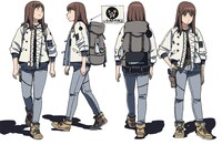 「天国大魔境」1巻PVのアニメ設定画（キルコ）。