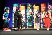 「僕のヒーローアカデミア THE MOVIE ～2人の英雄～」完成披露の様子。