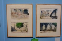 映画「未来のミライ」の背景美術。