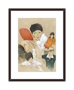 「ピンポン」の複製原画。