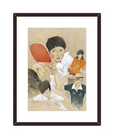 「ピンポン」の複製原画。