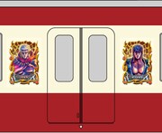 「ザコと行く三浦海岸！京急ヒャッハートレイン」ラッピングイメージ