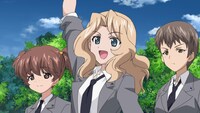 アニメ「ガールズ＆パンツァー」より。
