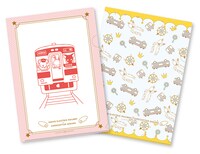 オリジナルグッズのクリアファイル。