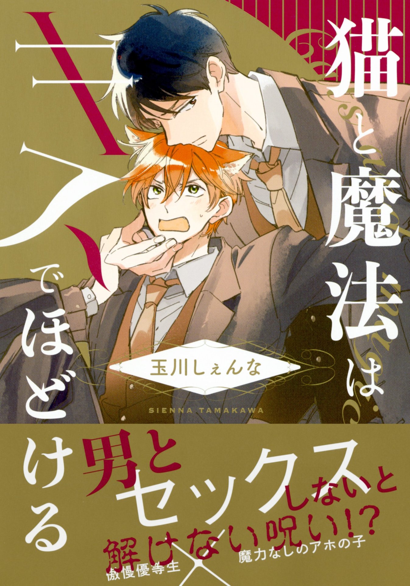 「猫と魔法はキスでほどける」帯付き