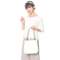 桃太郎とシロモデルのバッグの使用例。