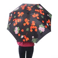 幼馴染（鬼灯、烏頭、蓬、お香）モデルの傘の使用例。