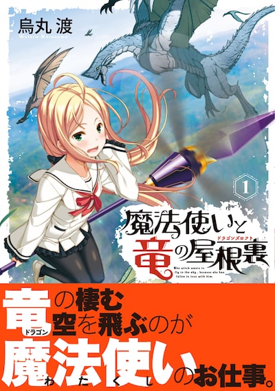 「魔法使いと竜の屋根裏」1巻帯付き