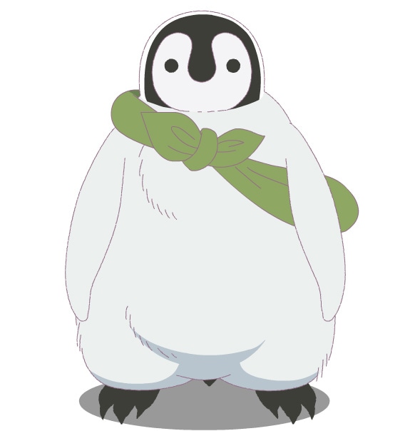 ちとせちゃんのキャラクタービジュアル。
