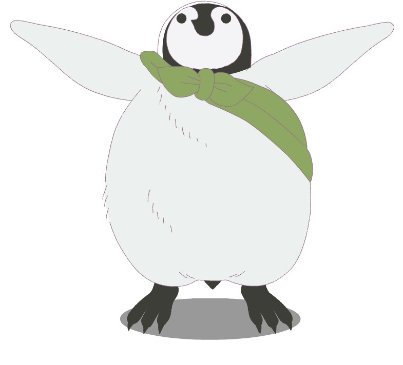 ちとせちゃんのキャラクタービジュアル。