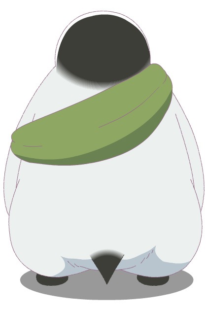 ちとせちゃんのキャラクタービジュアル。