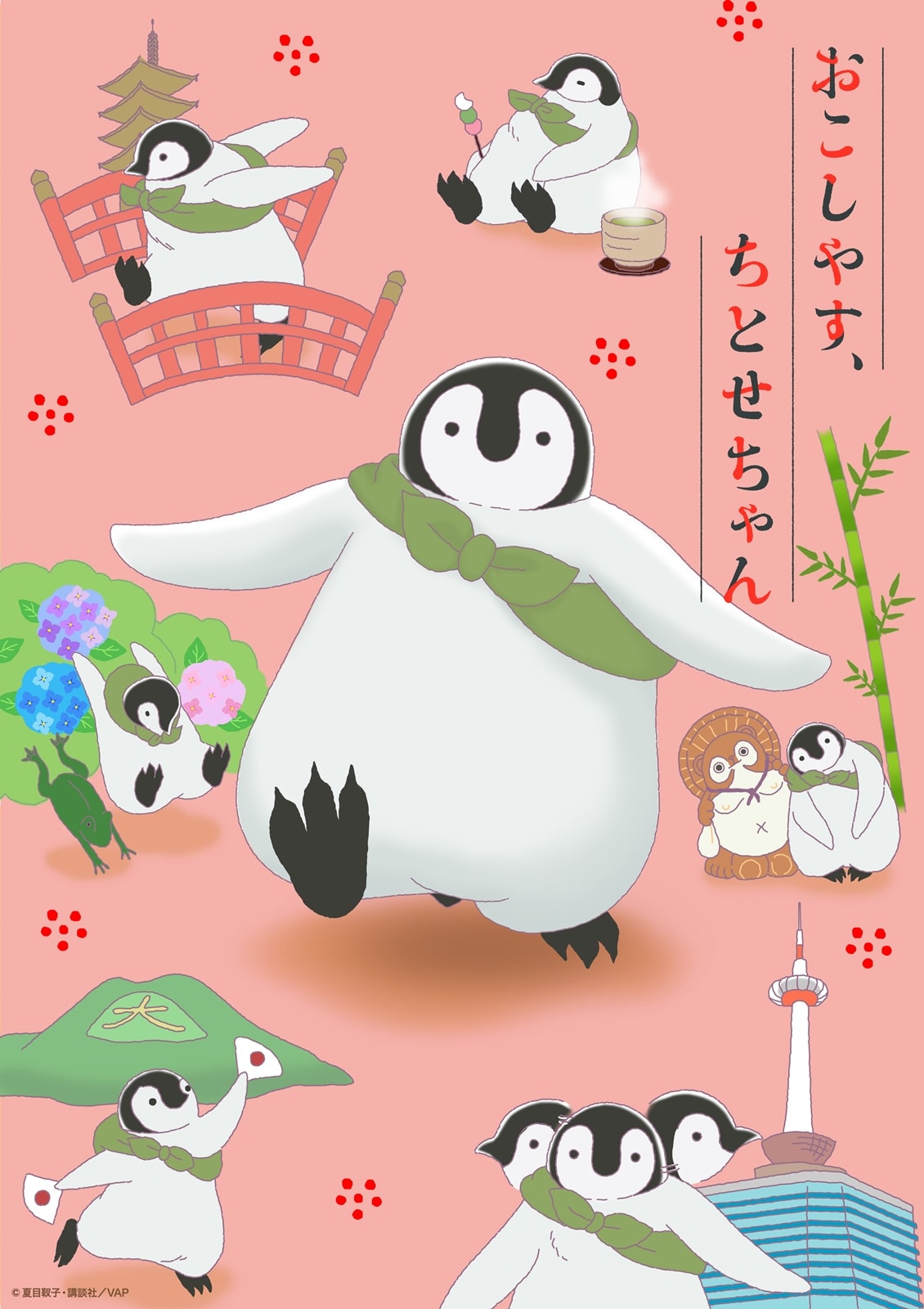 もふもふ癒しのペンギンショート 夏目靫子 おこしやす ちとせちゃん Tvアニメ化 コミックナタリー