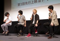 トークイベントの様子。