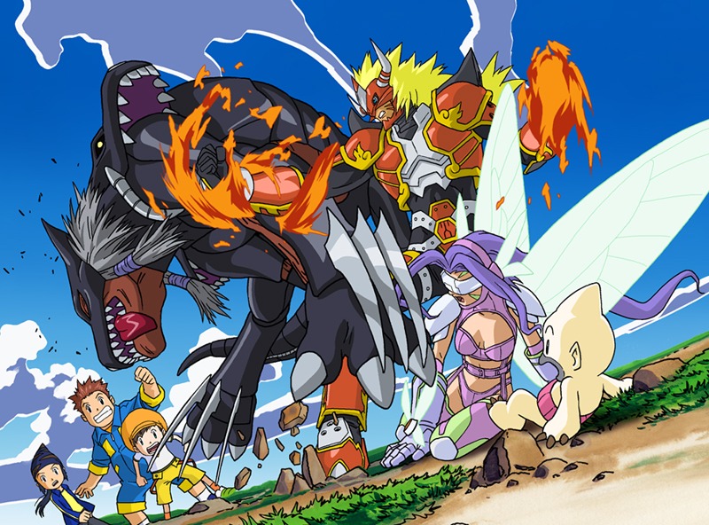 アニメ「デジモンフロンティア」より。
