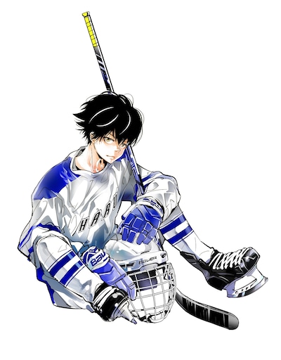 「HOT」の予告カット。(c)天野明／集英社