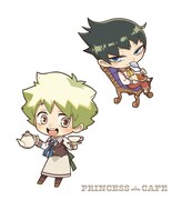 コラボカフェ用の描き下ろしイラスト。